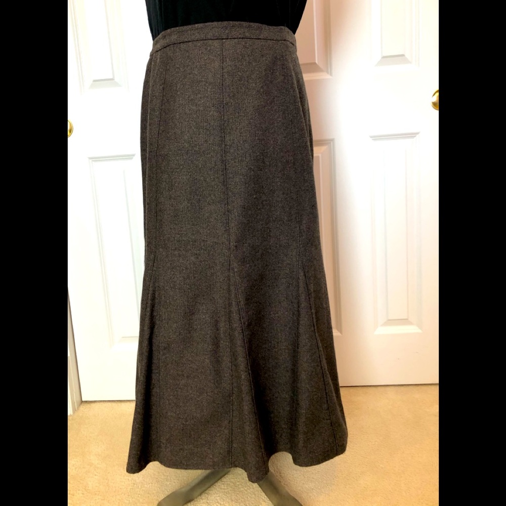 Misses wool tweed skirt Orvis sz14